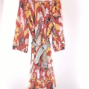 Elizabeth & James Floral Smocked Dress | XL | 220411DR